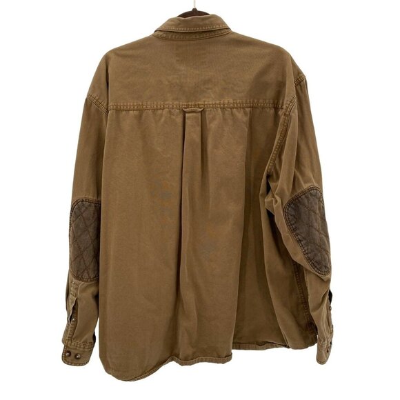 North River Outfitters Color Brown Button Up Hunting Shooting Shirt Sz XXL - Picture 2 of 7